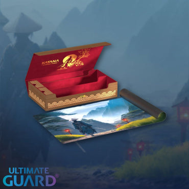 Ultimate Guard The Shogun's Journey Samurai's Chest Playmat and Omnihive 1000+ Cards
