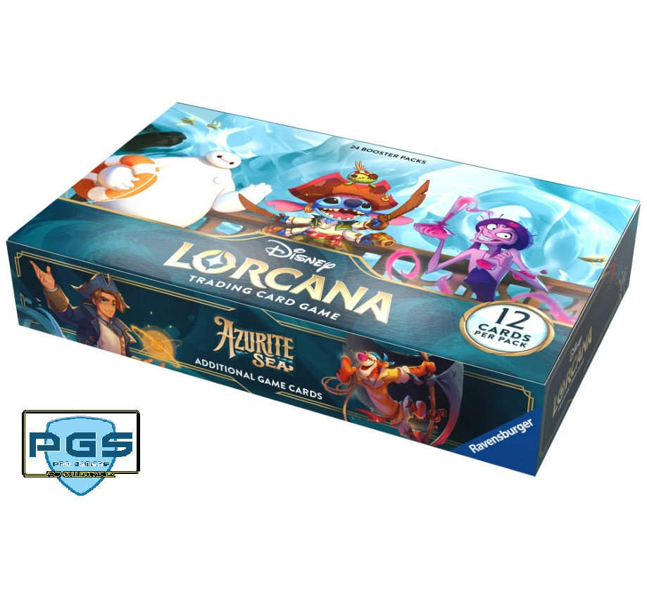 Disney Lorcana Azurite Sea Booster Box Disney Lorcana Azurite Sea Booster Box