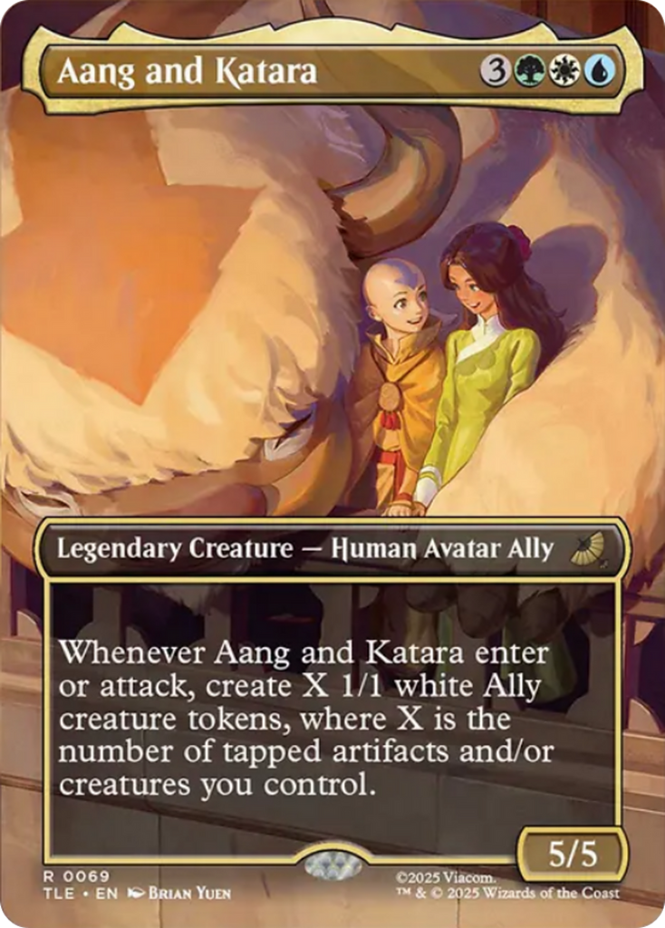 are borderless cards legal mtg What is a Profile Frame in Magic: The Gathering? if youve cast a noncreature spell this turn Aang and Katara (Borderless) [Avatar: