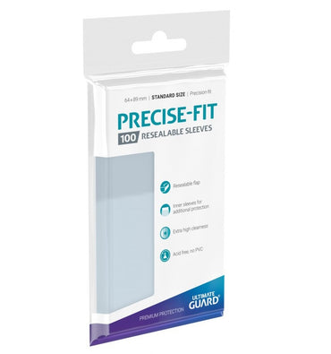 Ultimate Guard Precise Fit Resealable Sleeves Standard x100