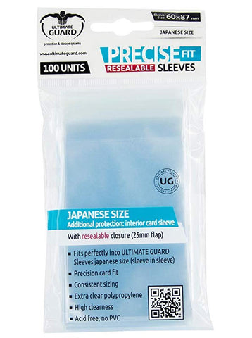 Ultimate Guard Precise Fit Resealable Sleeves Japanese x100