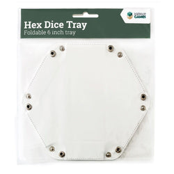 Let's Play Games Foldable 6" Hex Dice Tray