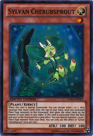 sylvan yugioh cards Charity PGL2-EN061 Yu-Gi-Oh! Card place that target on either the top or bottom of the Deck. Yu-Gi-Oh! Card LVAL-EN000 Sylvan Bladefender