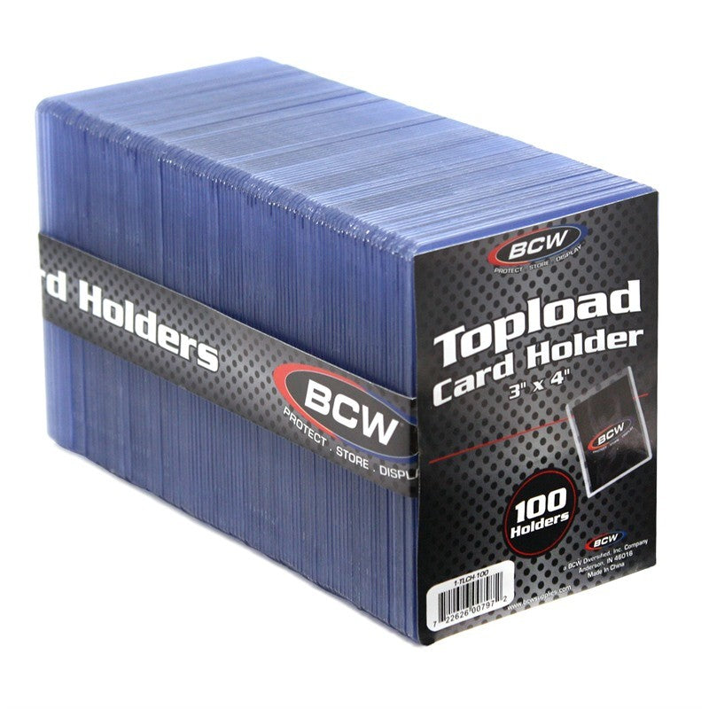 BCW Topload Card Holder 3" x 4"