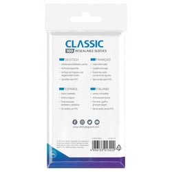 Ultimate Guard Classic Sleeves Resealable Standard Size x100