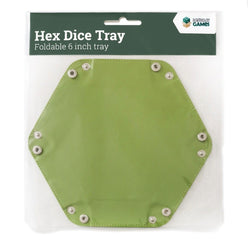 Let's Play Games Foldable 6" Hex Dice Tray