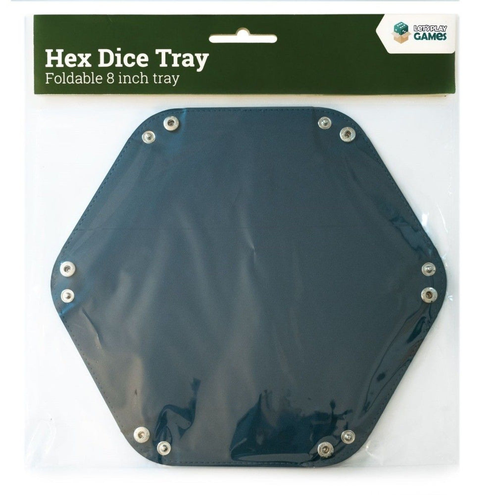 Let's Play Games Foldable 8" Hex Dice Tray