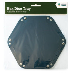 Let's Play Games Foldable 8" Hex Dice Tray