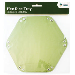 Let's Play Games Foldable 8" Hex Dice Tray
