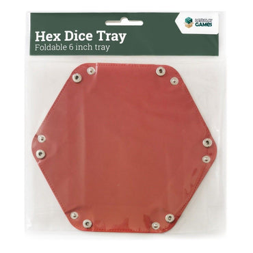 Let's Play Games Foldable 6" Hex Dice Tray