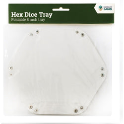 Let's Play Games Foldable 8" Hex Dice Tray