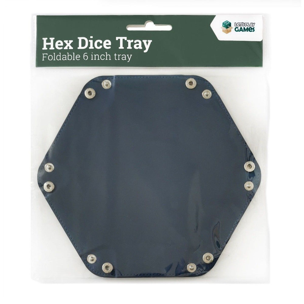 Let's Play Games Foldable 6" Hex Dice Tray