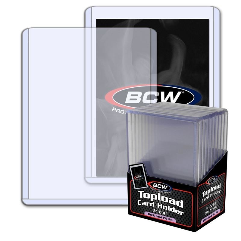 BCW Topload Card Holder 3" x 4"
