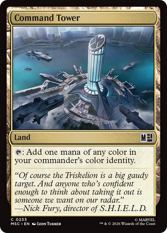 Command Tower (0233) [Marvel Super Heroes Commander]