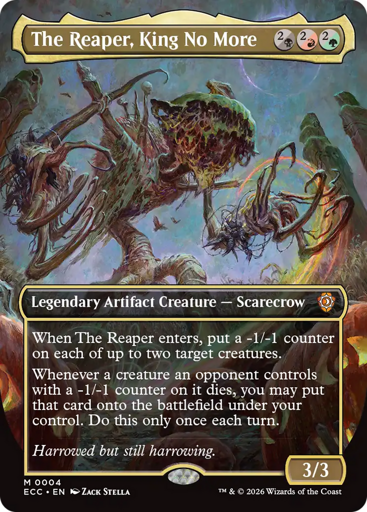 The Reaper, King No More (Borderless) [Lorwyn Eclipsed Commander]