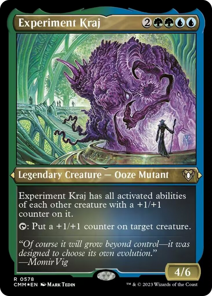 Experiment Kraj (Foil Etched) [Commander Masters]