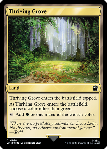 Thriving Grove (Surge Foil) [Doctor Who]