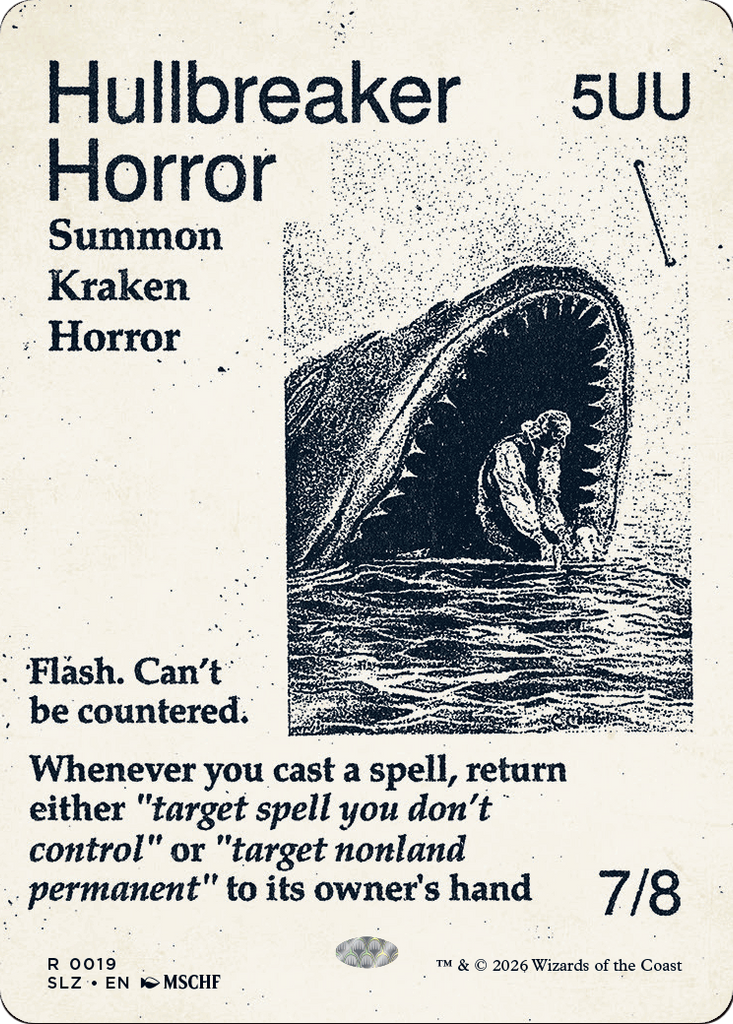 Hullbreaker Horror (0019) [Secret Lair x MSCHF: The Zeta Set]