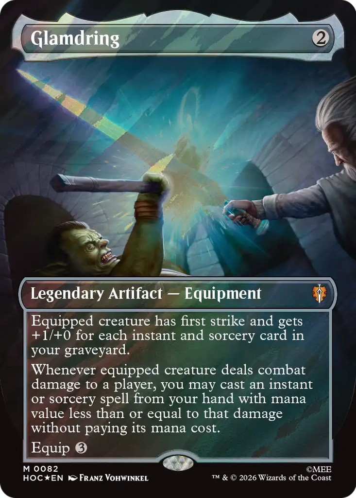 Glamdring (Borderless) (Surge Foil) [The Hobbit: Eternal-Legal]