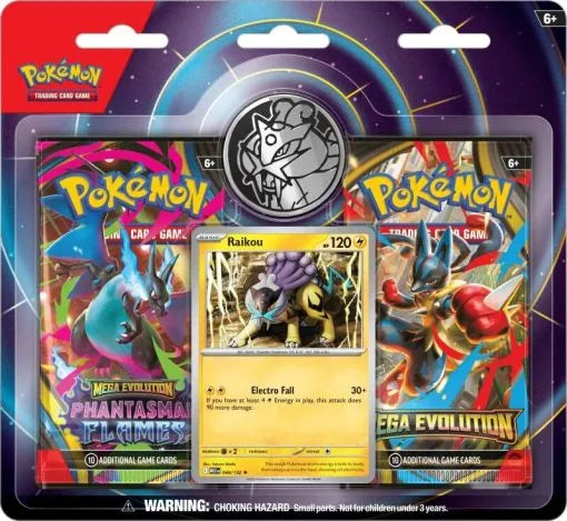 Pokemon TCG Raikou 2 Pack Blister