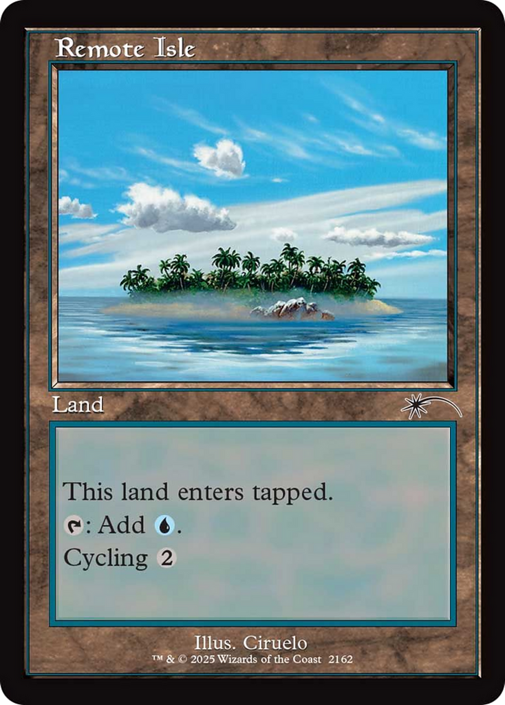 Remote Isle (Retro Frame) [Secret Lair Drop Series]