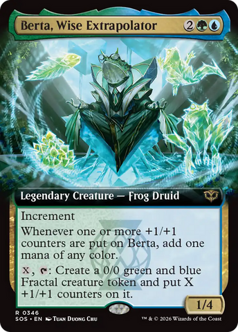 Berta, Wise Extrapolator (Extended Art) [Secrets of Strixhaven]