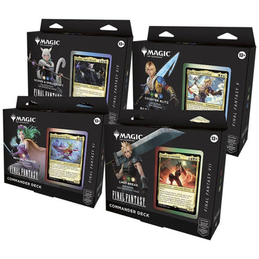 *Limit 1 of each* Magic the Gathering Final Fantasy Commander Deck