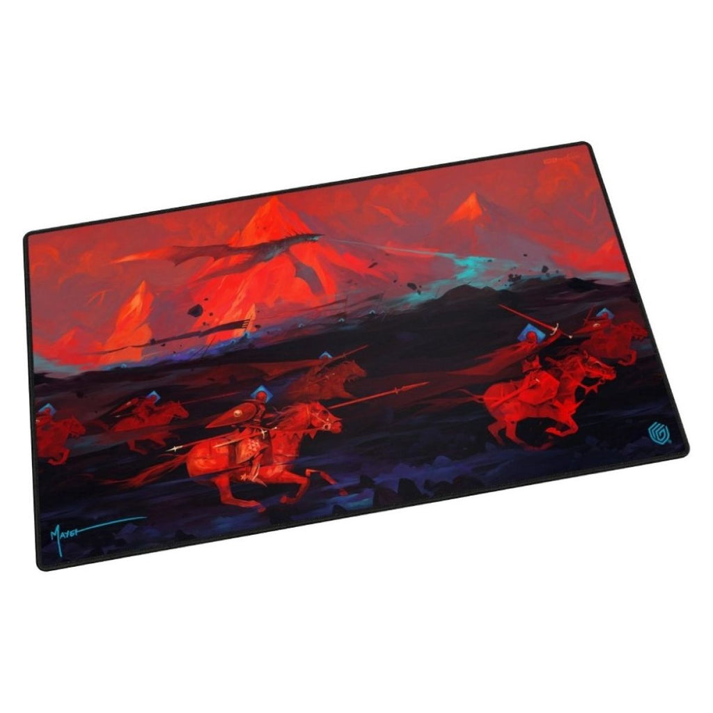 Ultimate Guard 2024 Exclusive Dominik Mayer Crowned With Fire Playmat