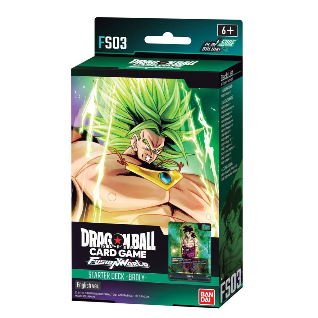 Dragon Ball Super Card Game Fusion World Starter Deck Broly [FS03]