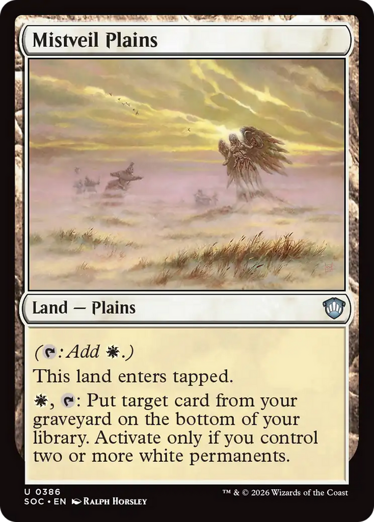 Mistveil Plains [Secrets of Strixhaven Commander]