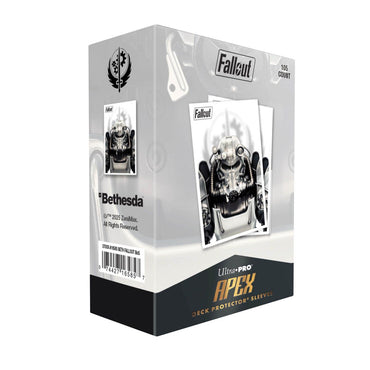 Ultra Pro: Brotherhood of Steel 105ct Apex Deck Protector Sleeves for Bethesda - Fallout