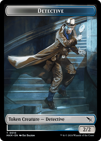 Detective // Thopter (0019) Double-Sided Token [Murders at Karlov Manor Tokens]