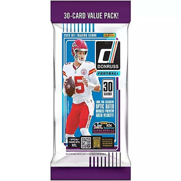 Panini NFL 2025 Donruss Football Trading Card Fat Pack