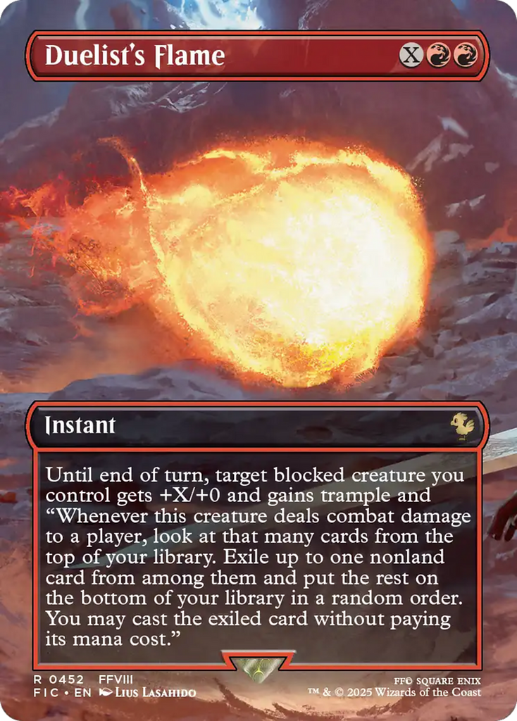 Duelist's Flame (Borderless) [FINAL FANTASY Commander]