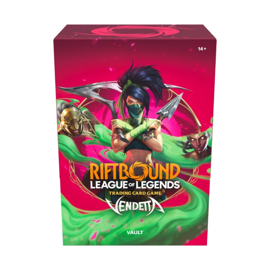 *Limit 1* Riftbound: League of Legends TCG Vendetta Vault (Approx   31 Jul 2026)