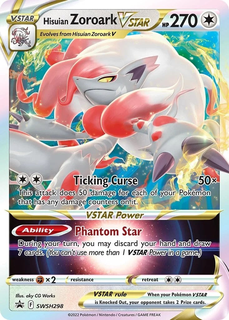 Hisuian Zoroark VSTAR (SWSH298) (Jumbo Card) [Sword & Shield: Black Star Promos]