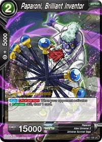 Paparoni, Brilliant Inventor (Divine Multiverse Draft Tournament) (DB2-139) [Tournament Promotion Cards]