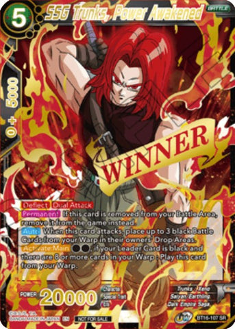 SSG Trunks, Power Awakened (Event Pack 10) (BT16-107) [Tournament Promotion Cards]