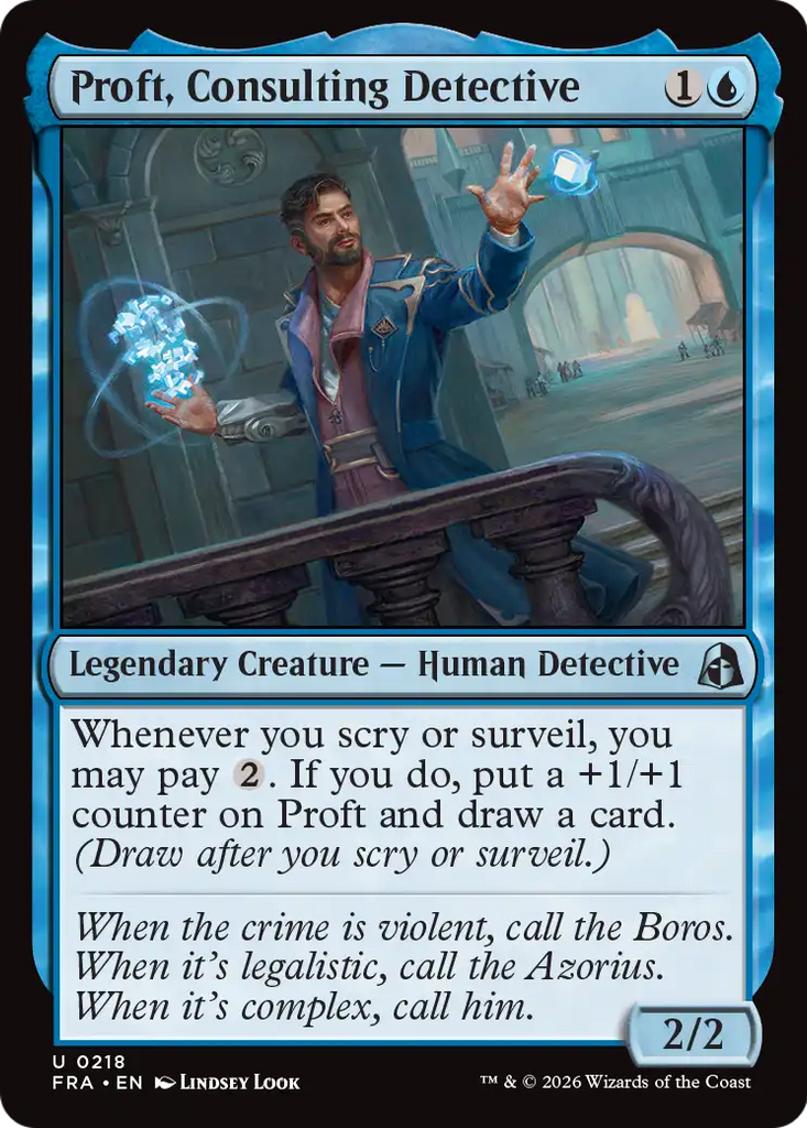 Proft, Consulting Detective [Reality Fracture]