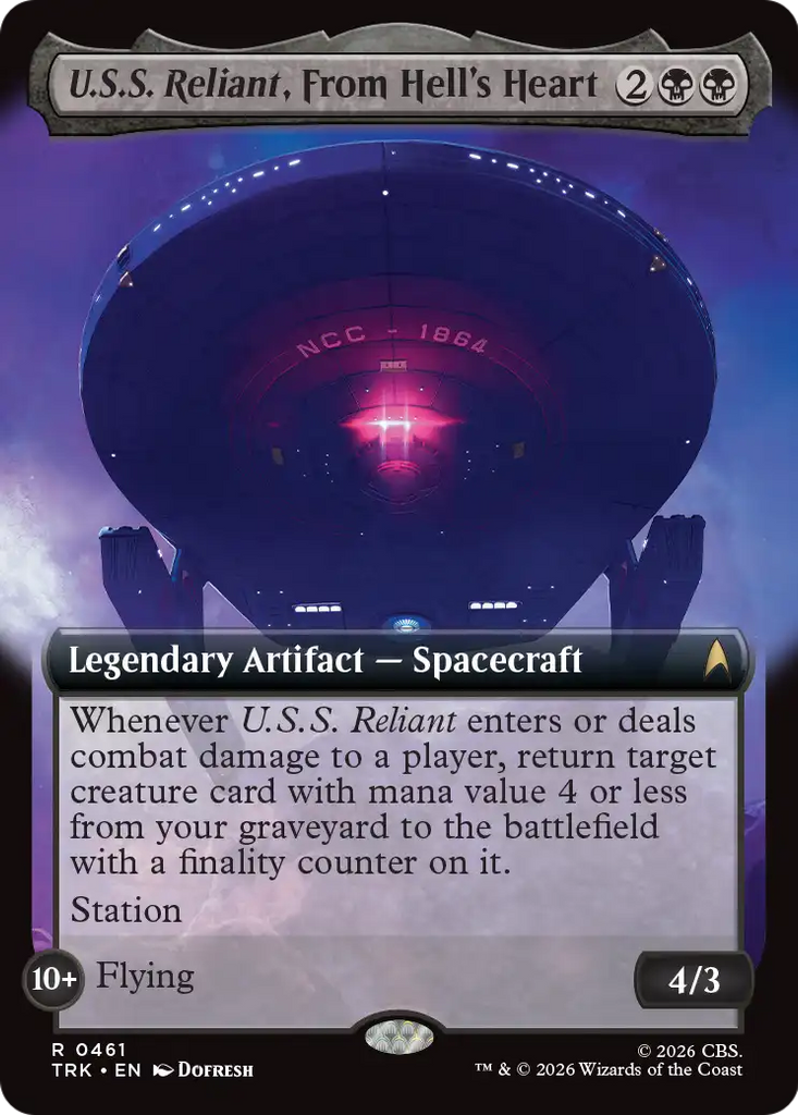 U.S.S. Reliant, From Hell's Heart (Extended Art) [Star Trek]