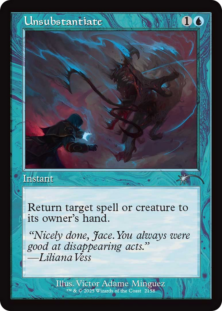 Unsubstantiate (Retro Frame) [Secret Lair Drop Series]