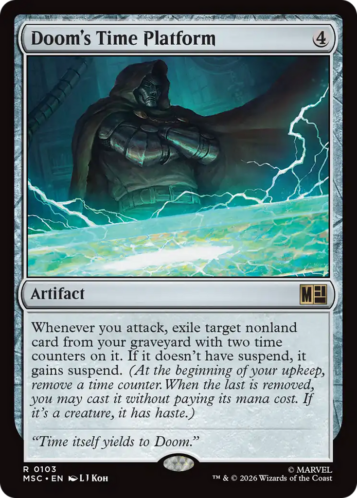 Doom's Time Platform (Surge Foil) [Marvel Super Heroes Commander]