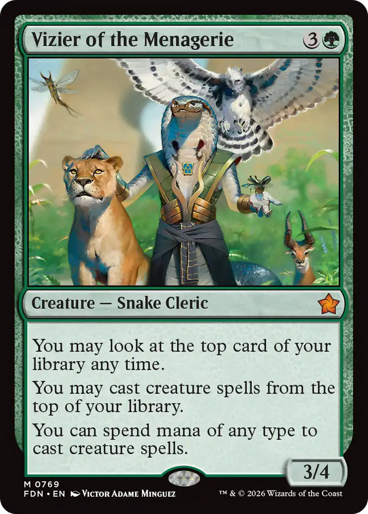 Vizier of the Menagerie (0769) [Foundations]