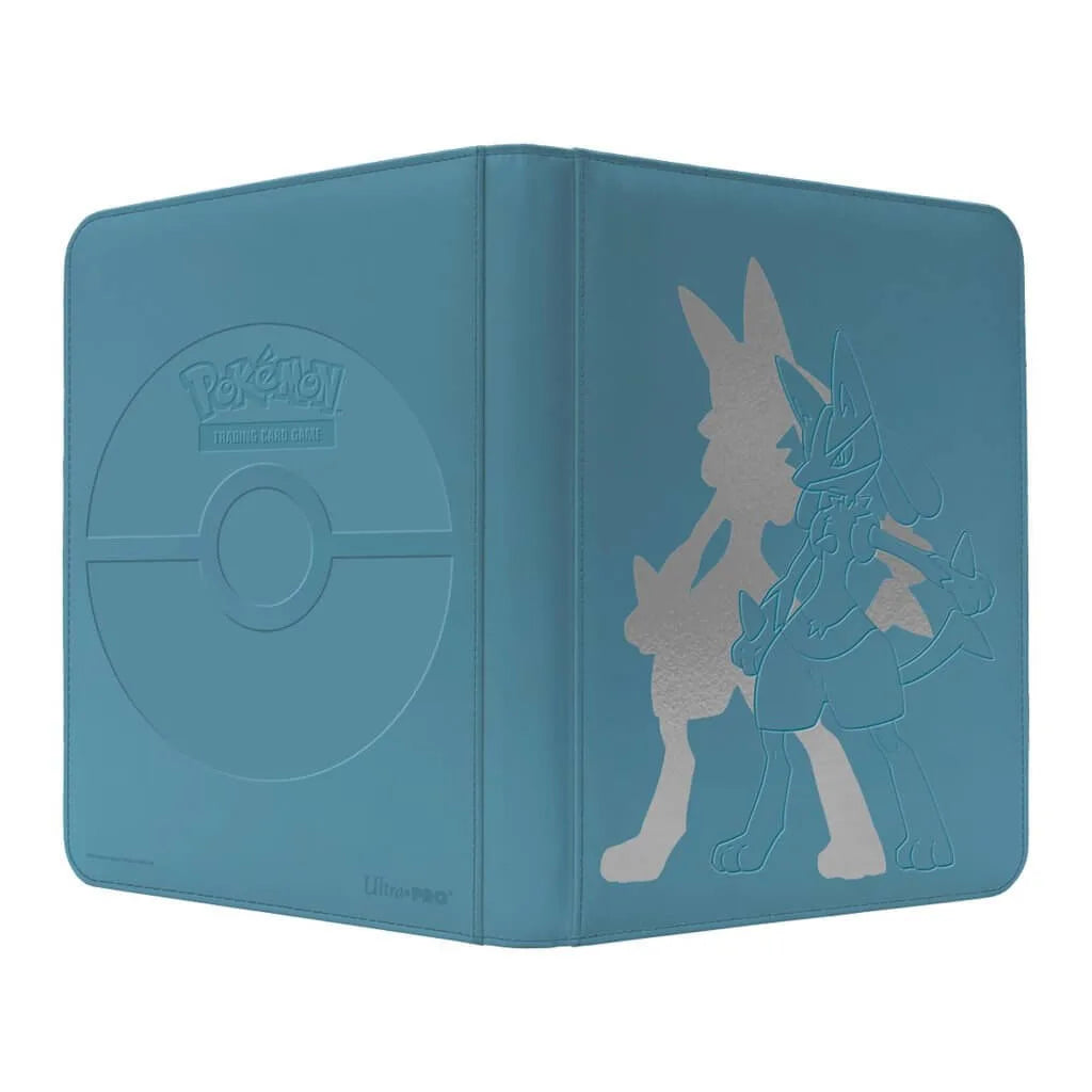 Ultra Pro Pokémon 12 pocket Zippered PRO Binder Elite Series Lucario 480 Pockets