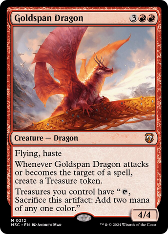 Goldspan Dragon [Modern Horizons 3 Commander]