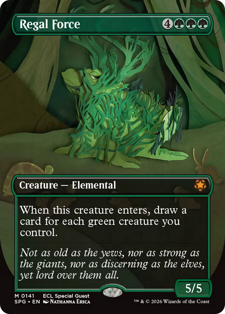 Regal Force (Borderless) [Lorwyn Eclipsed Special Guests]