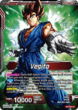 Vegito // Fusion Warrior Super Saiyan Vegito (Championship 2023 Golden Card Vol.3) (BT2-001) [Tournament Promotion Cards]