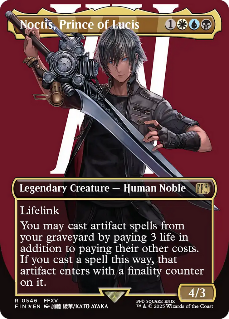 Noctis, Prince of Lucis (Borderless) (Surge Foil) [FINAL FANTASY]