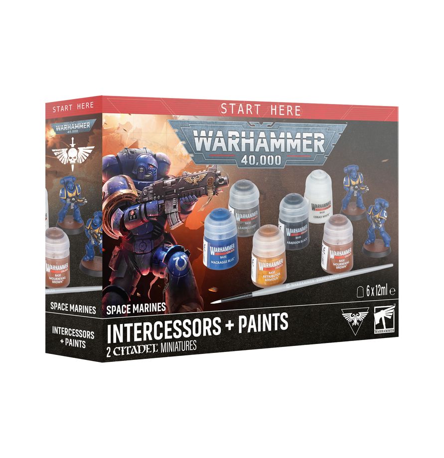 60-11 Warhammer 40K - Intercessors + Paints (25/07/2026) - Release Date