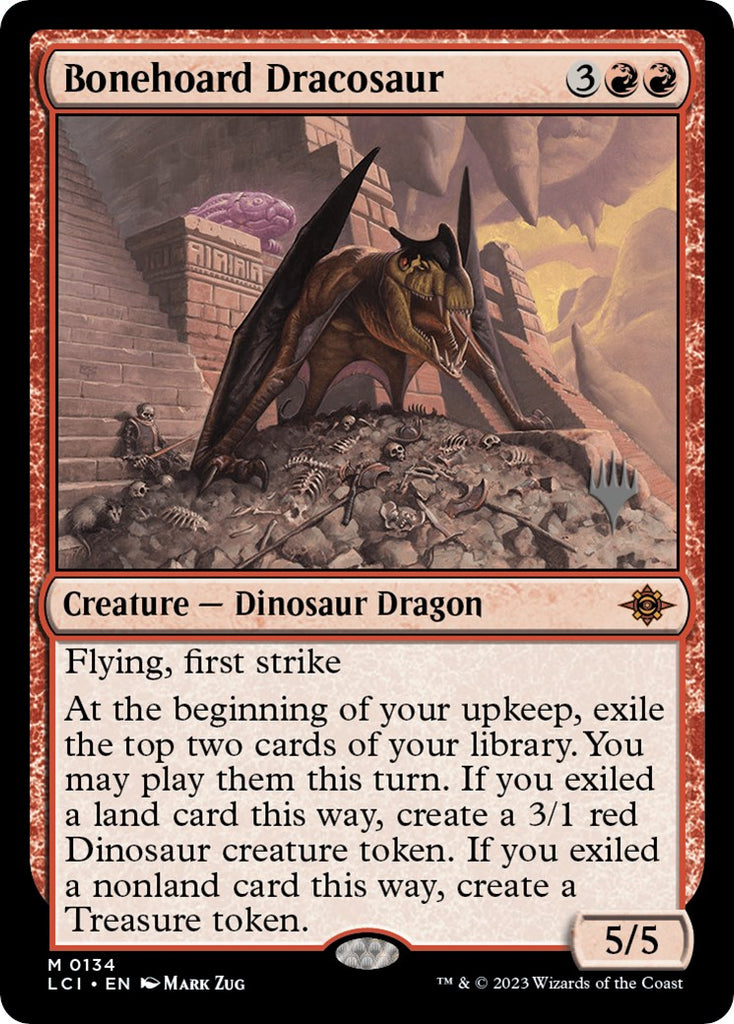 Bonehoard Dracosaur (Promo Pack) [The Lost Caverns of Ixalan Promos]